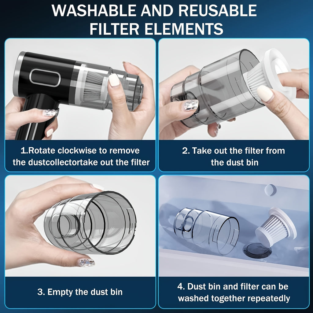 Wireless Car Vacuum Cleaner – 15000Pa