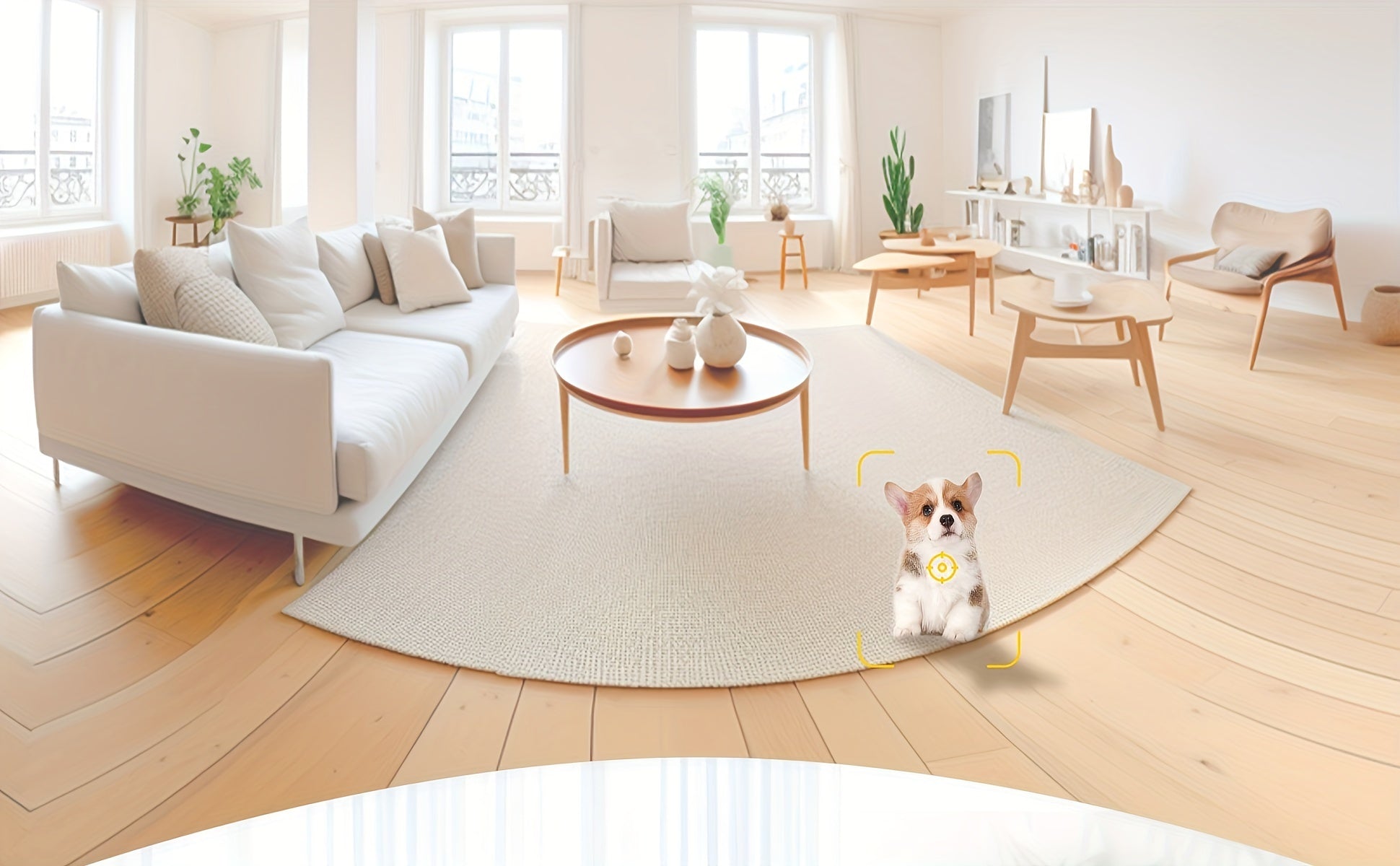 2K Smart Pet Camera – 360° Pan & Tilt, Night Vision & Two-Way Audio