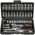 46-Piece Socket Wrench Tool Kit