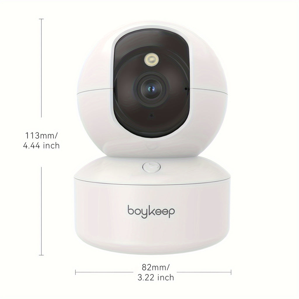 2K Smart Pet Camera – 360° Pan & Tilt, Night Vision & Two-Way Audio