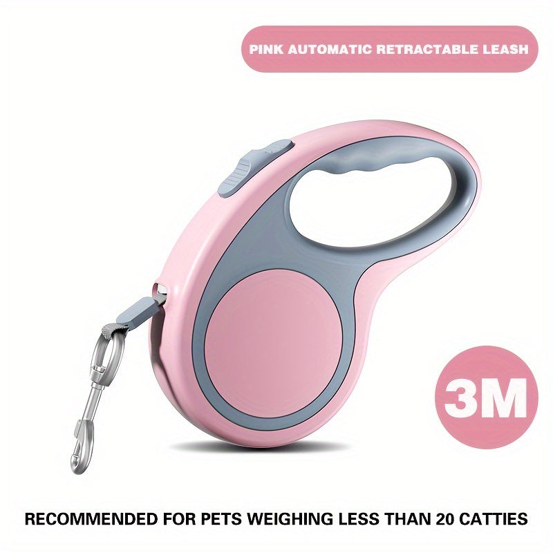 Retractable Dog & Cat Leash – Anti-Pull Automatic Walking Lead for Small & Medium Pets