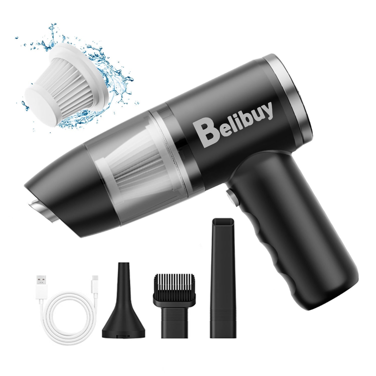 Wireless Car Vacuum Cleaner – 15000Pa