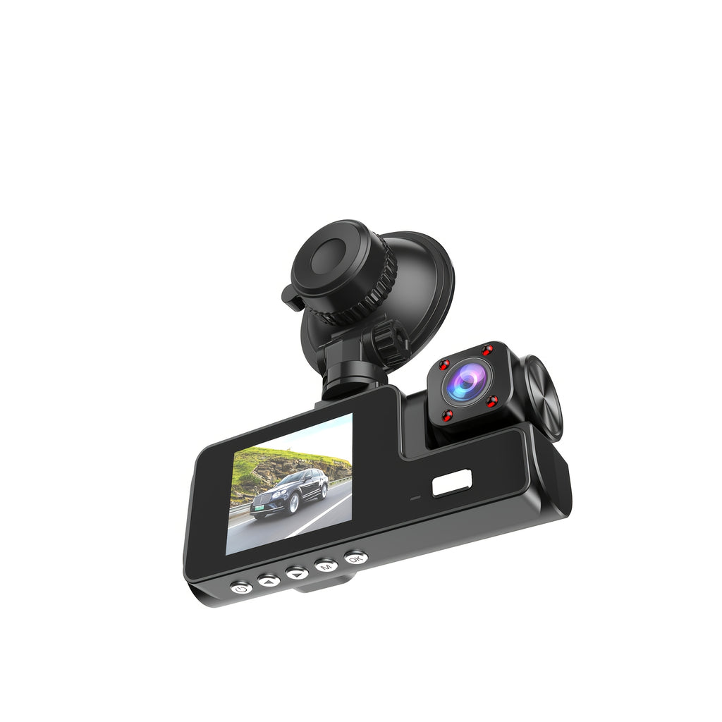Front & Rear Dash Cam with Memory Card