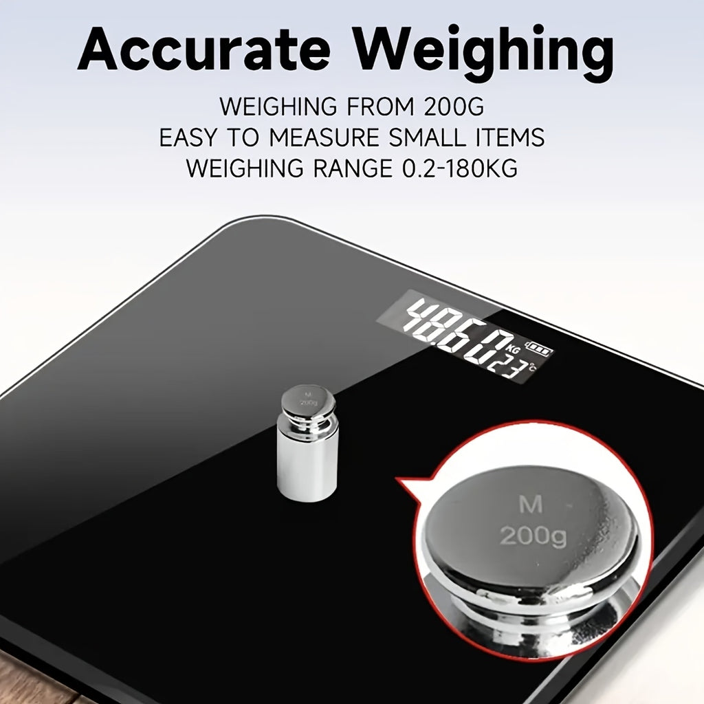 Digital Bathroom Scale with LED Display