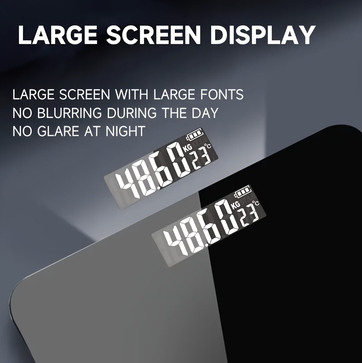 Digital Bathroom Scale with LED Display