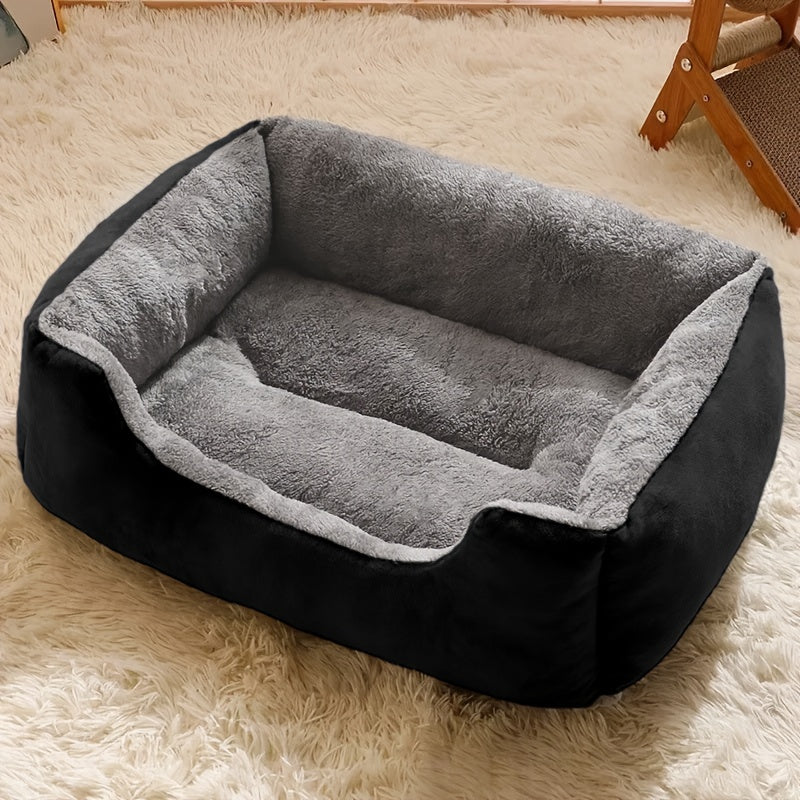 Cozy Plush Pet Bed – Soft Comfort Sofa for Cats & Small Dogs