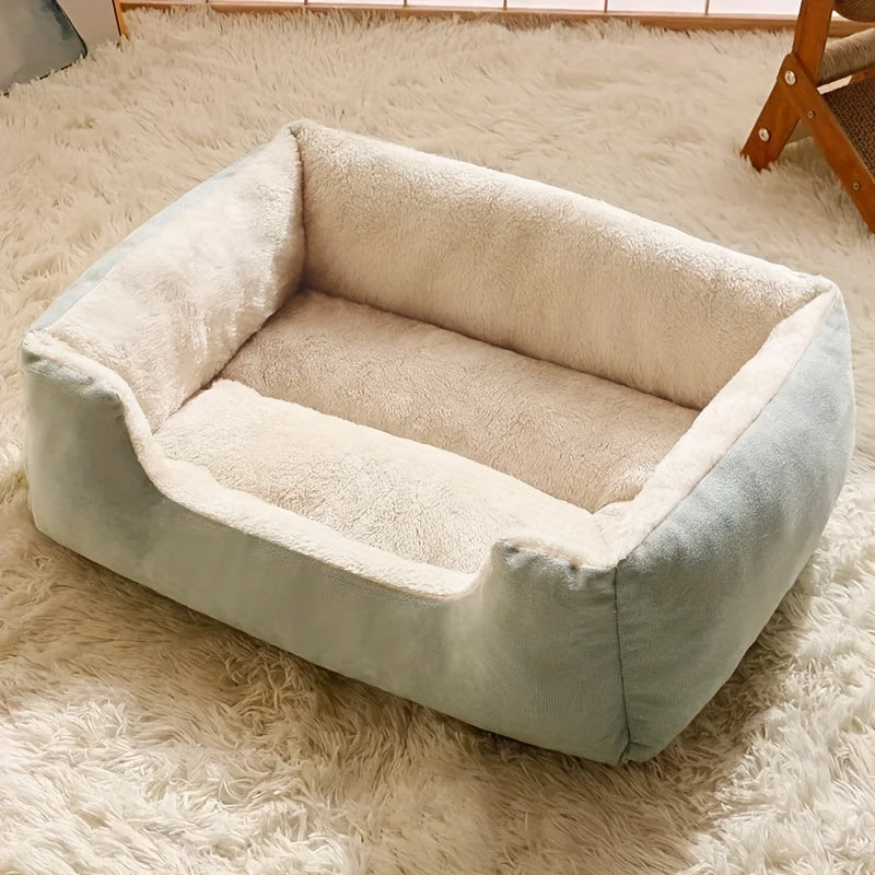 Cozy Plush Pet Bed – Soft Comfort Sofa for Cats & Small Dogs