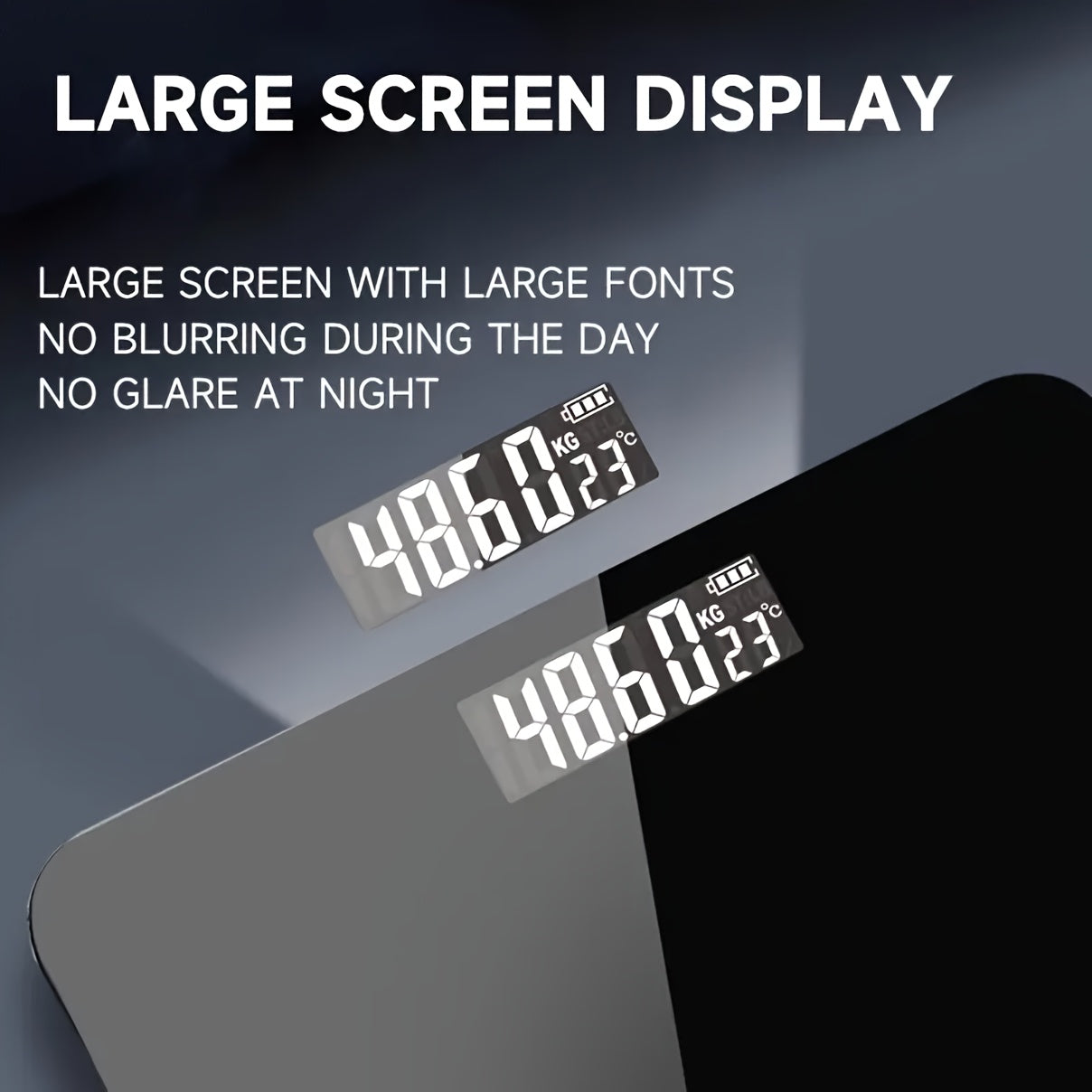 Digital Bathroom Scale with LED Display