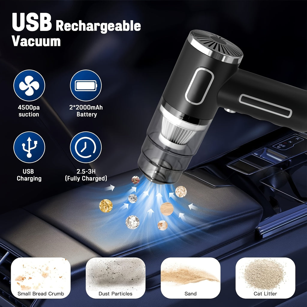 Wireless Car Vacuum Cleaner – 15000Pa